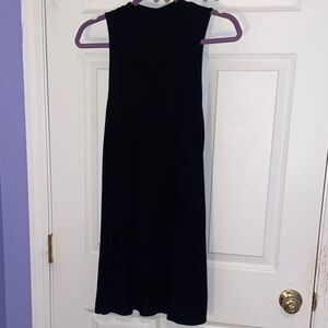 Topshop Black Midi Dress